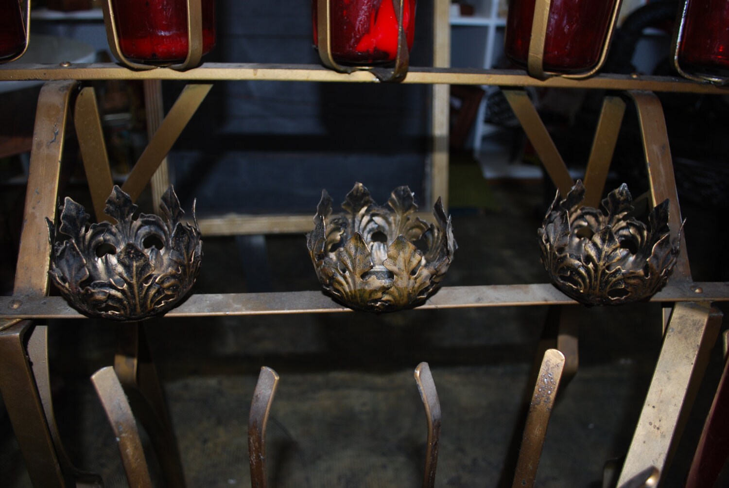 Church votive candle stand deals