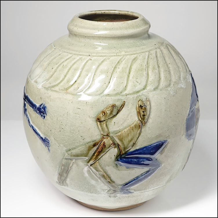 Cecil Baugh Studio Art Pottery Jamaican Carved Vase Bernard Etsy