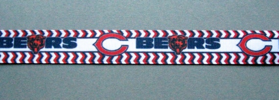 7//8/" CHICAGO BEARS CHRISTMAS GROSGRAIN RIBBON BOWS DECORATIONS
