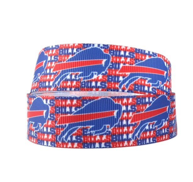 BUFFALO BILLS Logos on 5/8 Grosgrain Craft Ribbon | Etsy