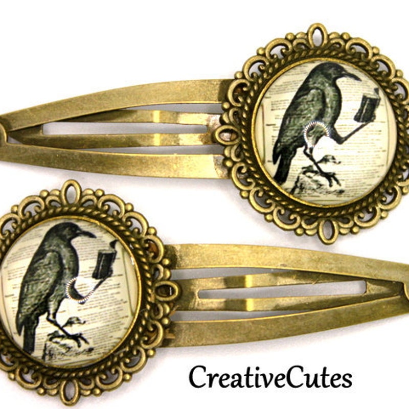 Raven Clip CreativeCutes - Etsy