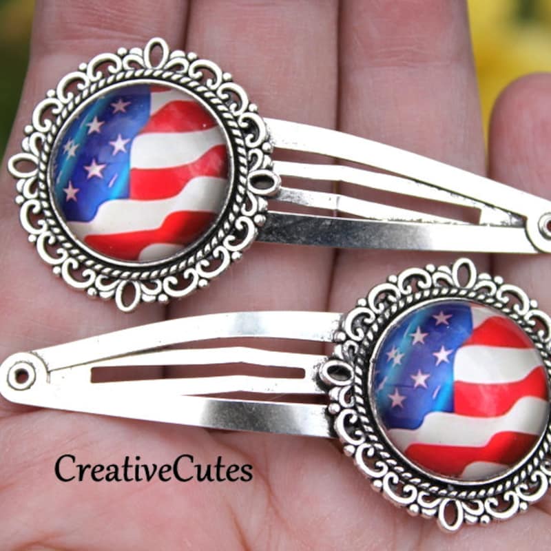 American Flag Hair Etsy