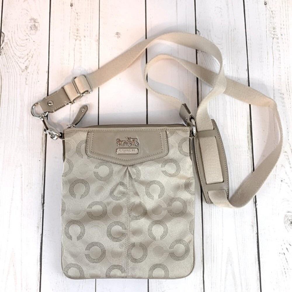 Coach Madison Optical Art Swingpack Crossbody - Beige - Etsy