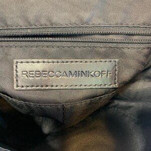 Rebecca Minkoff Sofia Drawstring Backpack Denim Multi-Color Tassels immagine 6