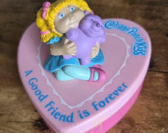 Vintage 1980s cabbage patch trinket box