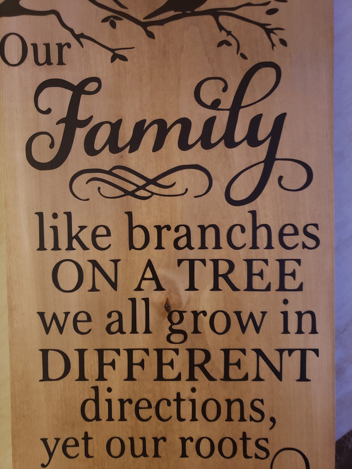 Our family like branches on a tree we all grow in different  Etsy