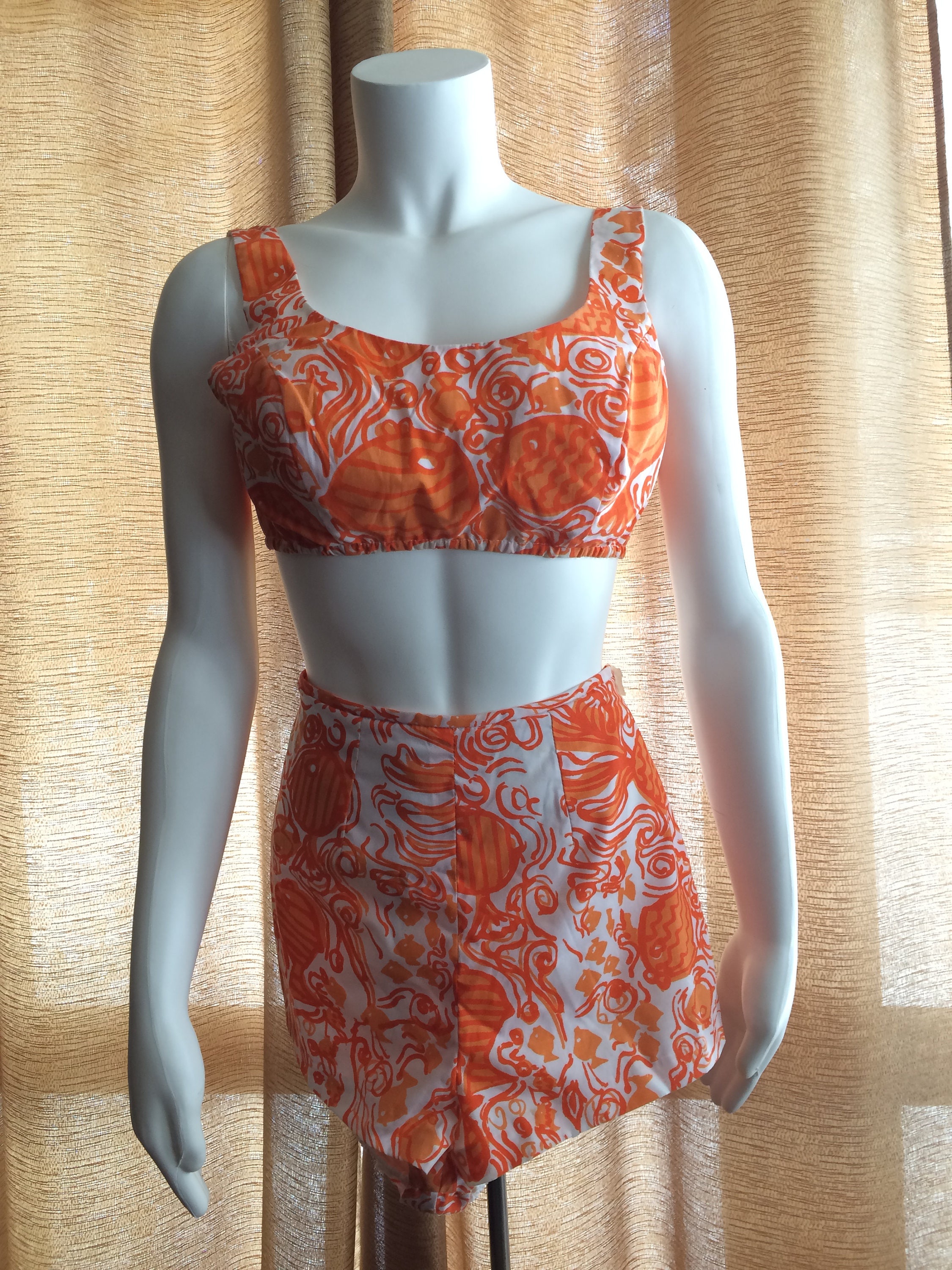 Bathing Suit and Coverup Set by Jamaica West Etsy
