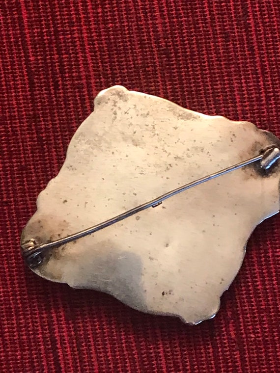 Large Repousse Brooch - image 8