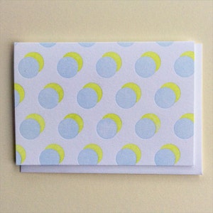 Polka Dot - Single Letterpress Card