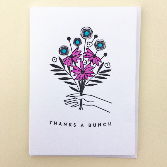 Blank Inside, Envelopes Wunderkid Thank You Cards Set of 6 Thank You Heart