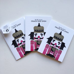 Nutcracker Letterpress Holiday Card Pack : Boxed Set of Six
