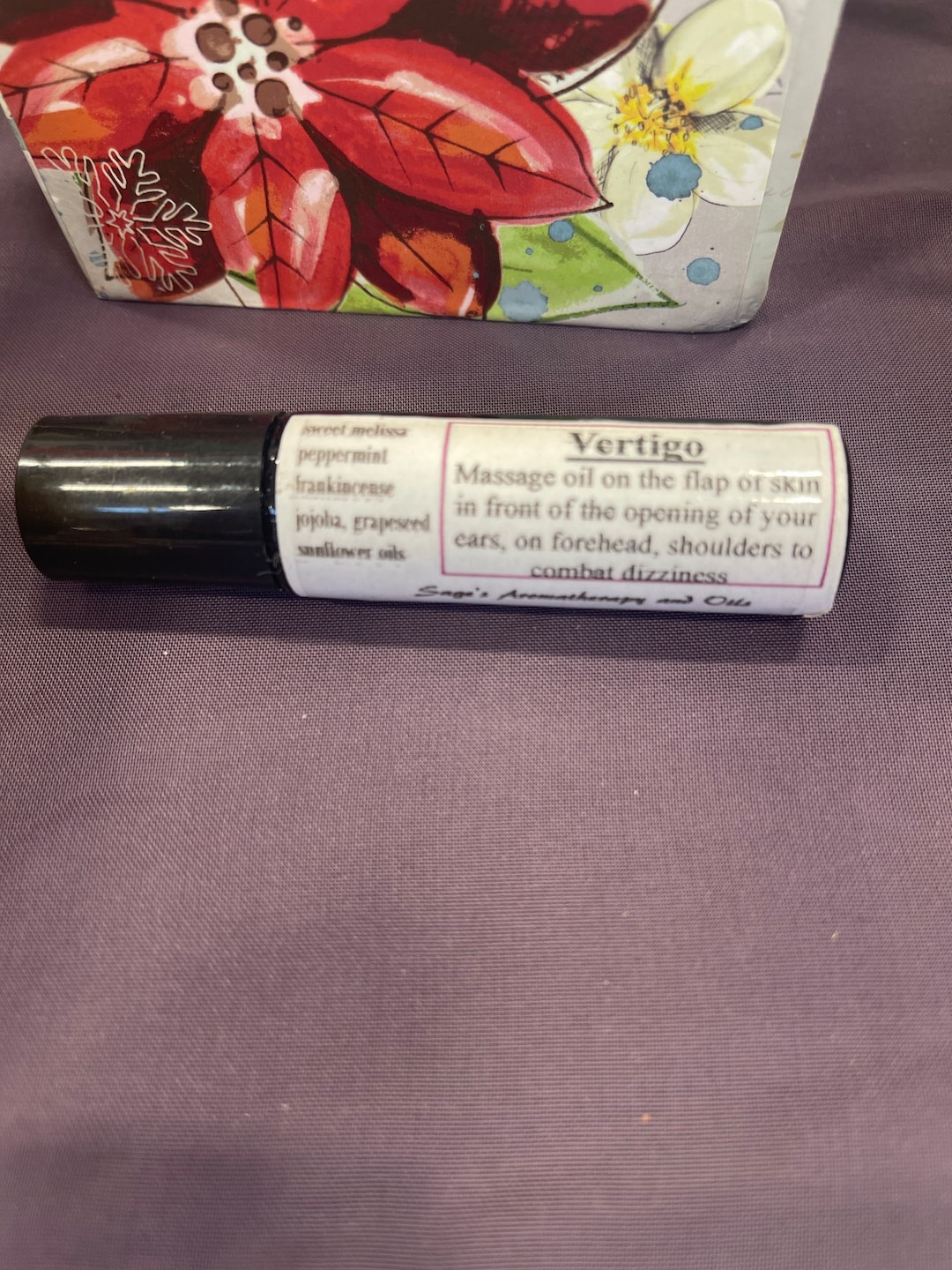 Vertigo, Essential Oil Blend, Massage Oil,rollon Vial,to Combat