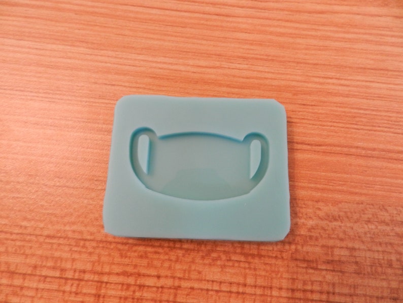 Face Mask Mold for Resin and Epoxy. Sized for use on Badge Etsy