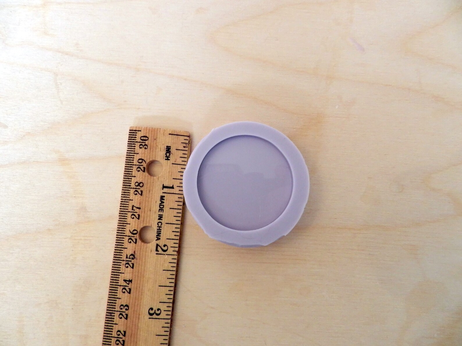 Circle Silicone Mold for Resin and Epoxy. Sized for Use on Etsy