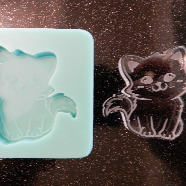 Cat Soap Mold Etsy