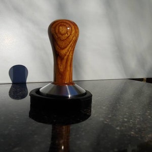 Espresso Tamper With Stainless Steel Base and Silicon Mat