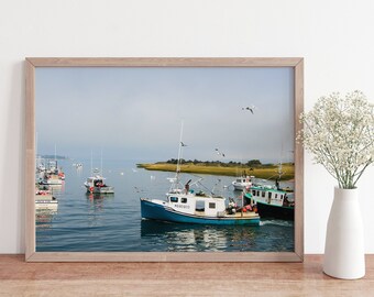 Chatham Fish Pier Boats Print or Canvas / Cape Cod Photography