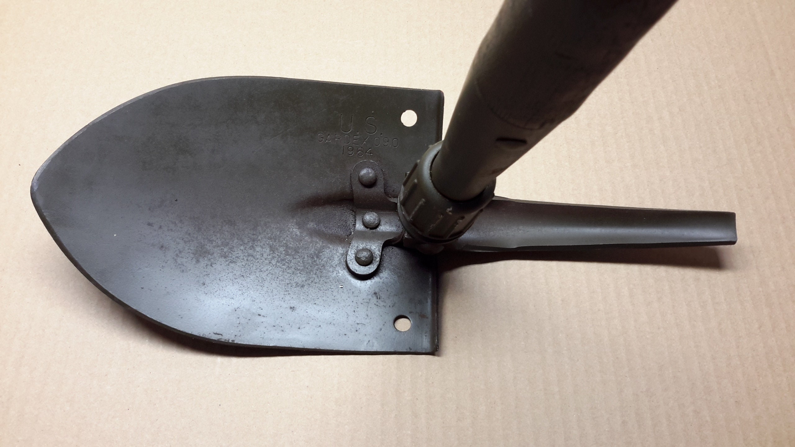 United States Military folding Shovel Pick Trench Tool US Etsy