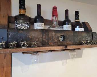 Blantons Whiskey Shelf