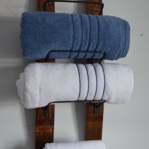 Custom Bathroom Towel Hook-christmas Gift-barrel Stave-railroad  Spike-unique Towel Hanger-monogram Bathroom-organization and Storage 