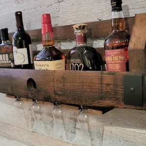 Whiskey/Bourbon Shelf/bar shelves