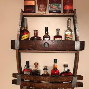 Reclaimed Whiskey Barrel/Wine Barrel cabinet