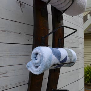 Extra Long Rustic Towel Rack 2 PCS, 23.6 Inch Monterey Pine Solid
