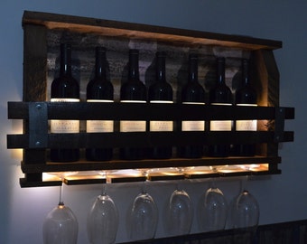 Led wine rack sales