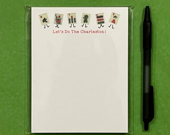 Mah Jongg Notepads "Let's Do The Charleston"  Mahj gifts Mahjong Quantity Discounts