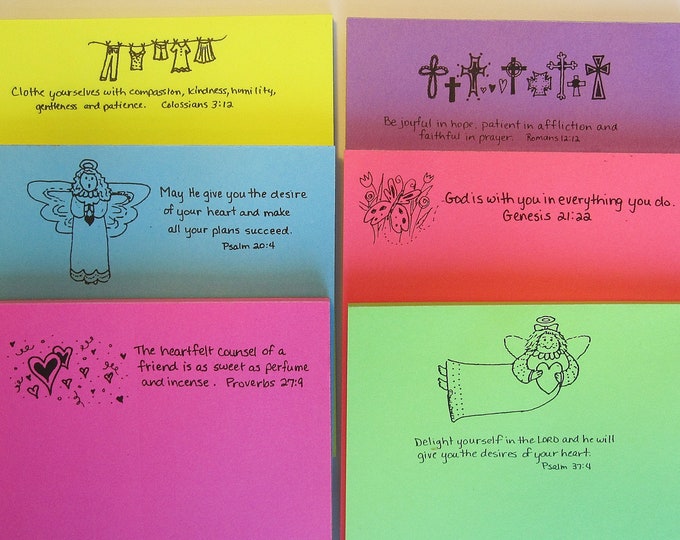 Scripture Notepads D Bible Verses Christian Psalms Proverbs Romans ...