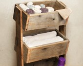 Organization/Storage Bin - Repurposed wood - Rustic Kitchen Decor - Handmade