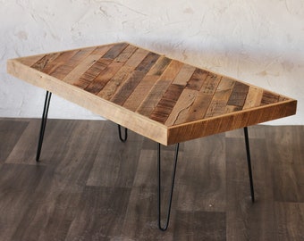 Reclaimed Wood Coffee Table - 39" long x 22" deep x 17" tall