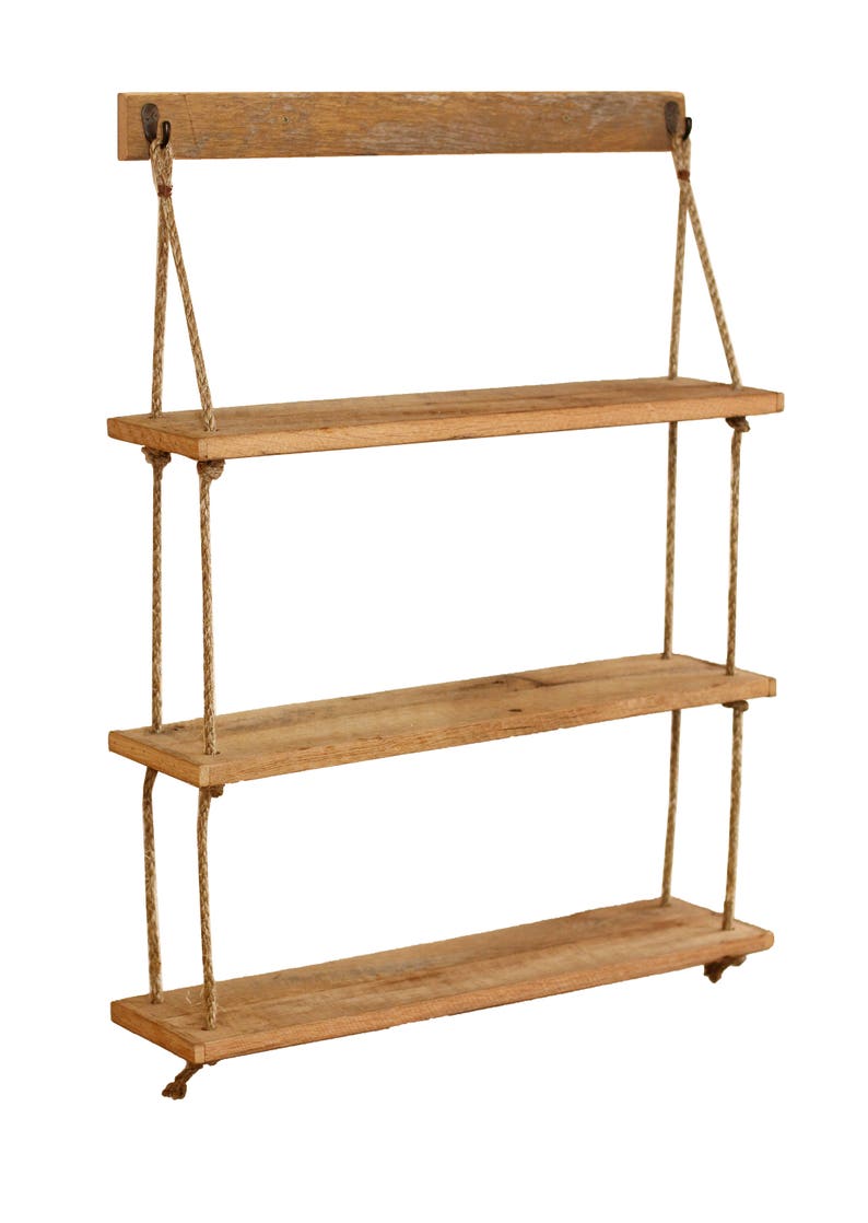 Hanging Shelf Reclaimed Wood Shelves Hanging Barn Wood Etsy Australia