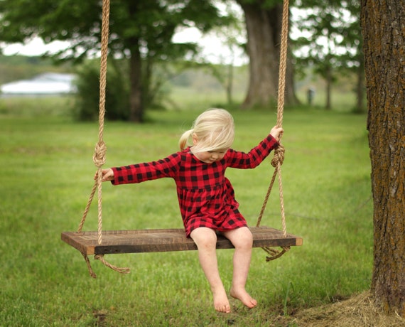 Adult Tree Swing Reclaimed Wood Bench Swing Hanging Rope Swing Rustic Barn  Wood Backyard Porch Country Summer Fun Photo Prop -  Israel