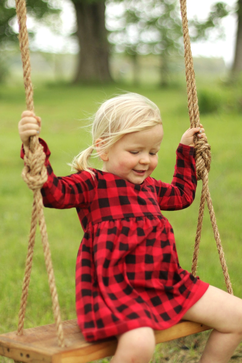 Adult/child tree swing Country charm rustic swing, Reclaimed Wood Swing, Outdoor Swing, Childrens Gift image 8