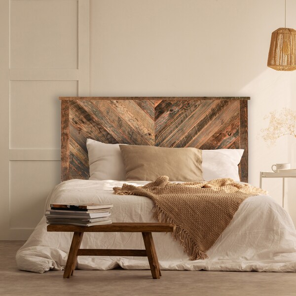 Headboard Wood Wall Mounted Etsy