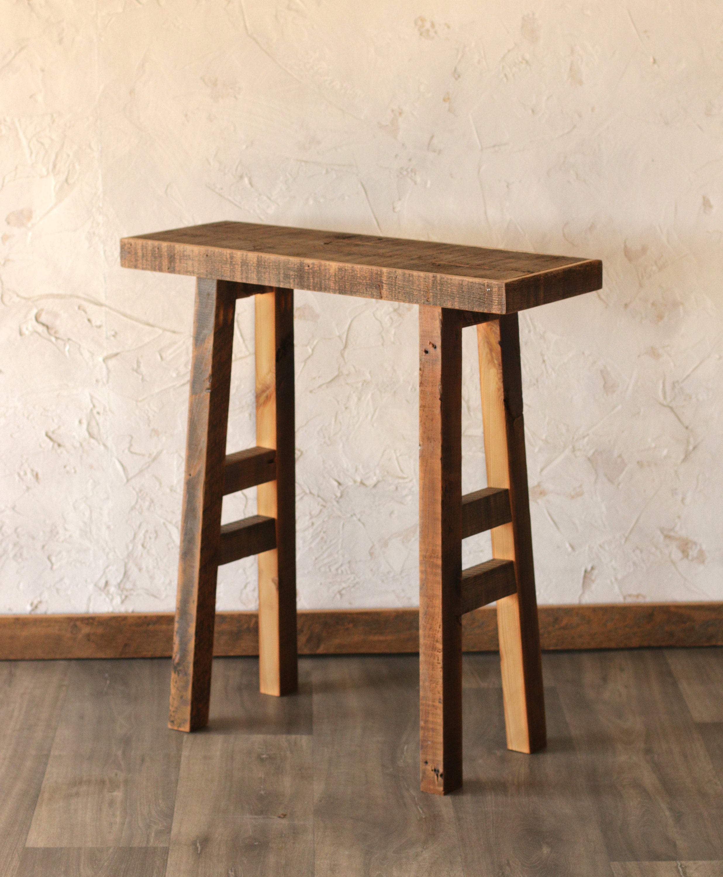 Small reclaimed wood on sale table