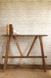 Rustic console table – Narrow sofa table – Reclaimed wood buffet – Small footprint furniture – Skinny barn wood console – Custom size option 