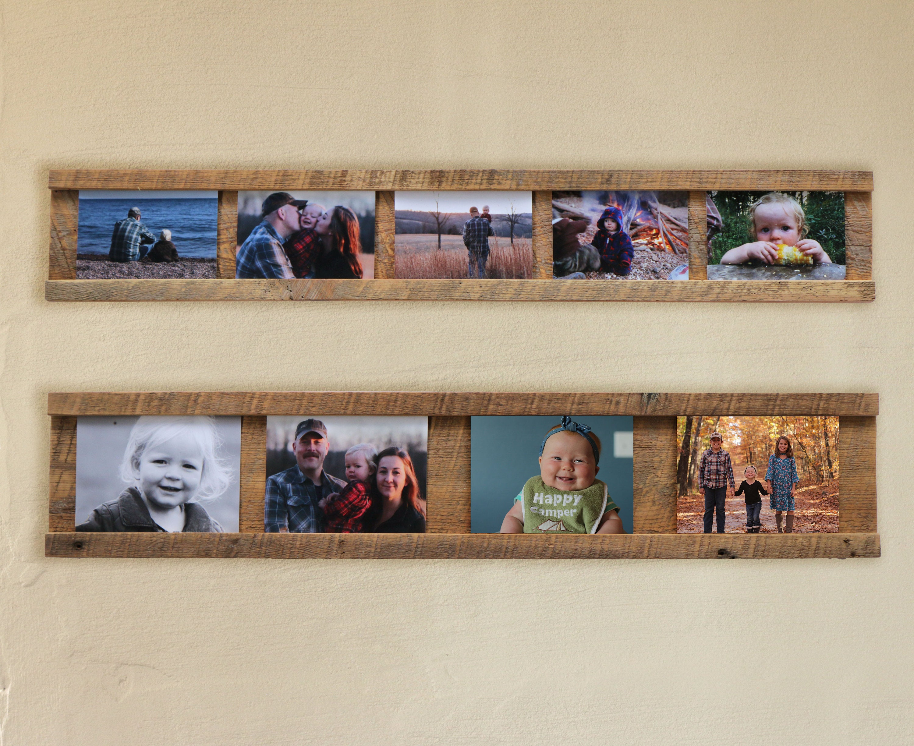 Quick Switch Photo Display Frame Made From Reclaimed Wood, Easy to ...