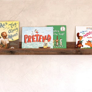 Bookshelf for Children's Books Single Shelf Display Shelf Kid's Bookshelf image 3