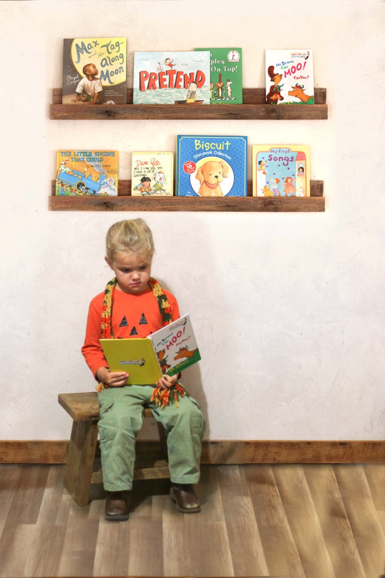 Bookshelf for Children's Books SINGLE SHELF Display Etsy