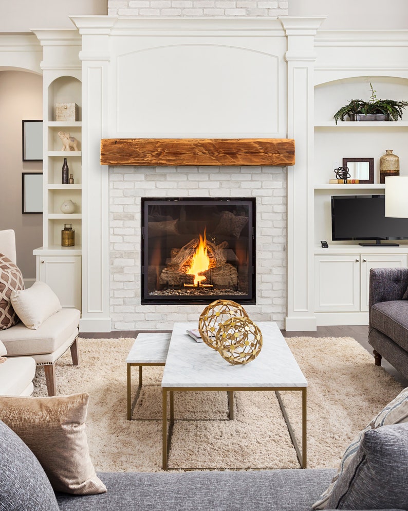 Hand Hewn Beam Mantel Shelf Reclaimed Wood Pine Beams Etsy