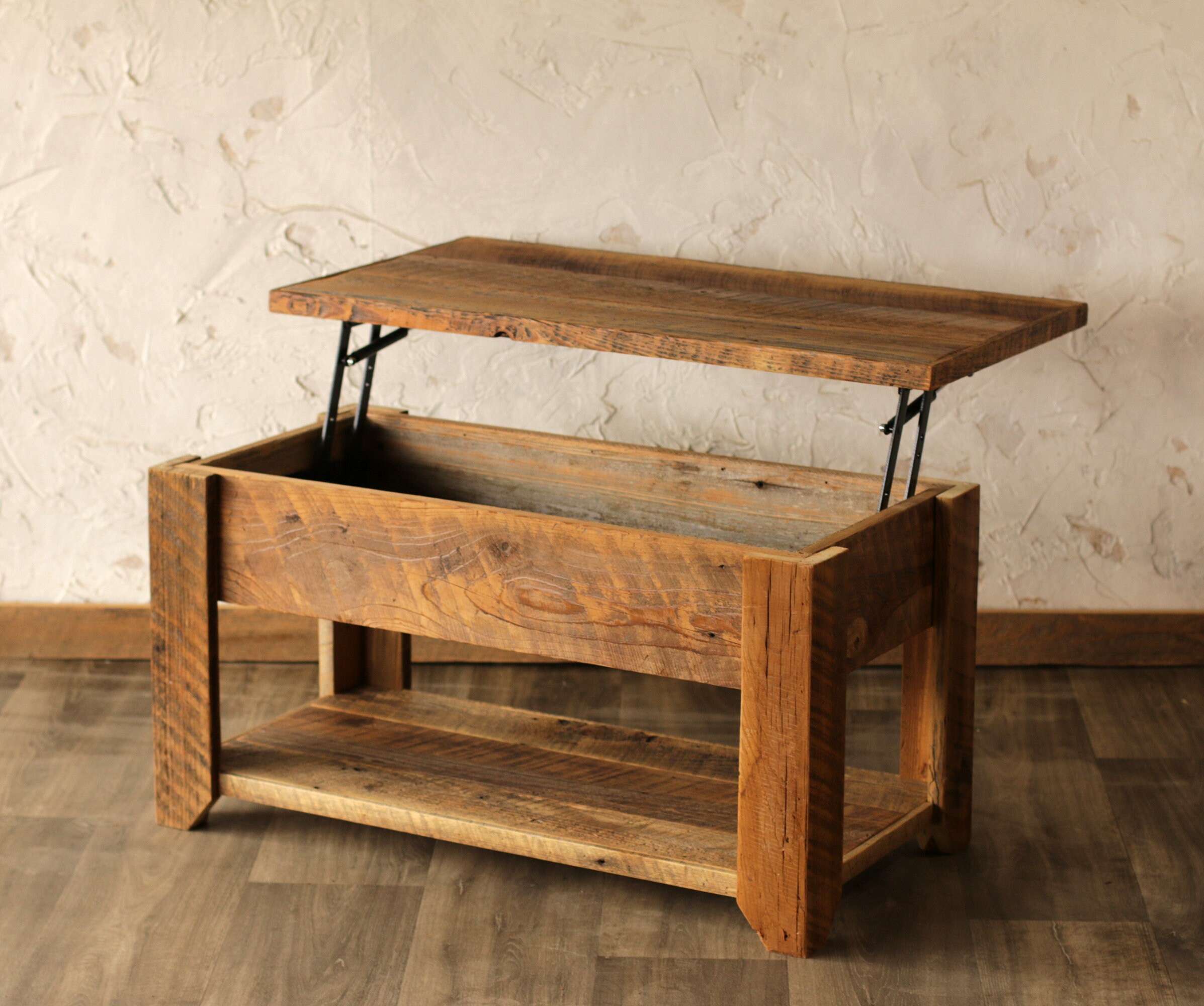 Farmhouse coffee table lift top deals
