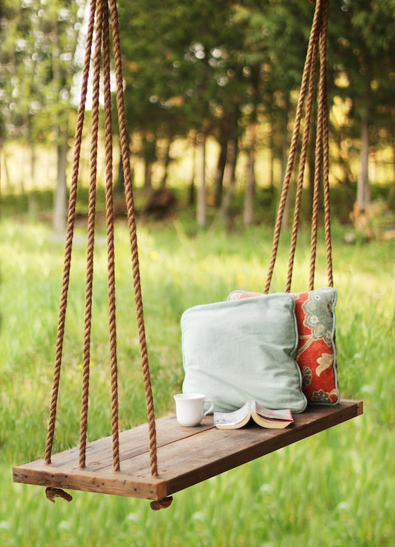 Porch Swing / Bench Outdoor Seating Rope Swing Tree Swing 