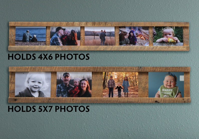 Quick Switch Photo Display Frame Made From Reclaimed Wood, Easy to ...