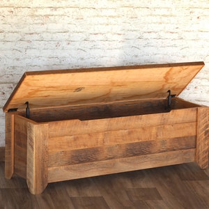 Storage Bench AND Coat Rack Entryway Bench Mudroom Hall Tree Bench Shoe Storage Bench Reclaimed Wood Furniture Coat Rack image 2