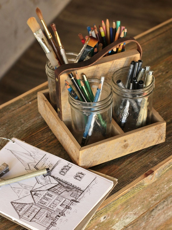Pencil caddy cheap
