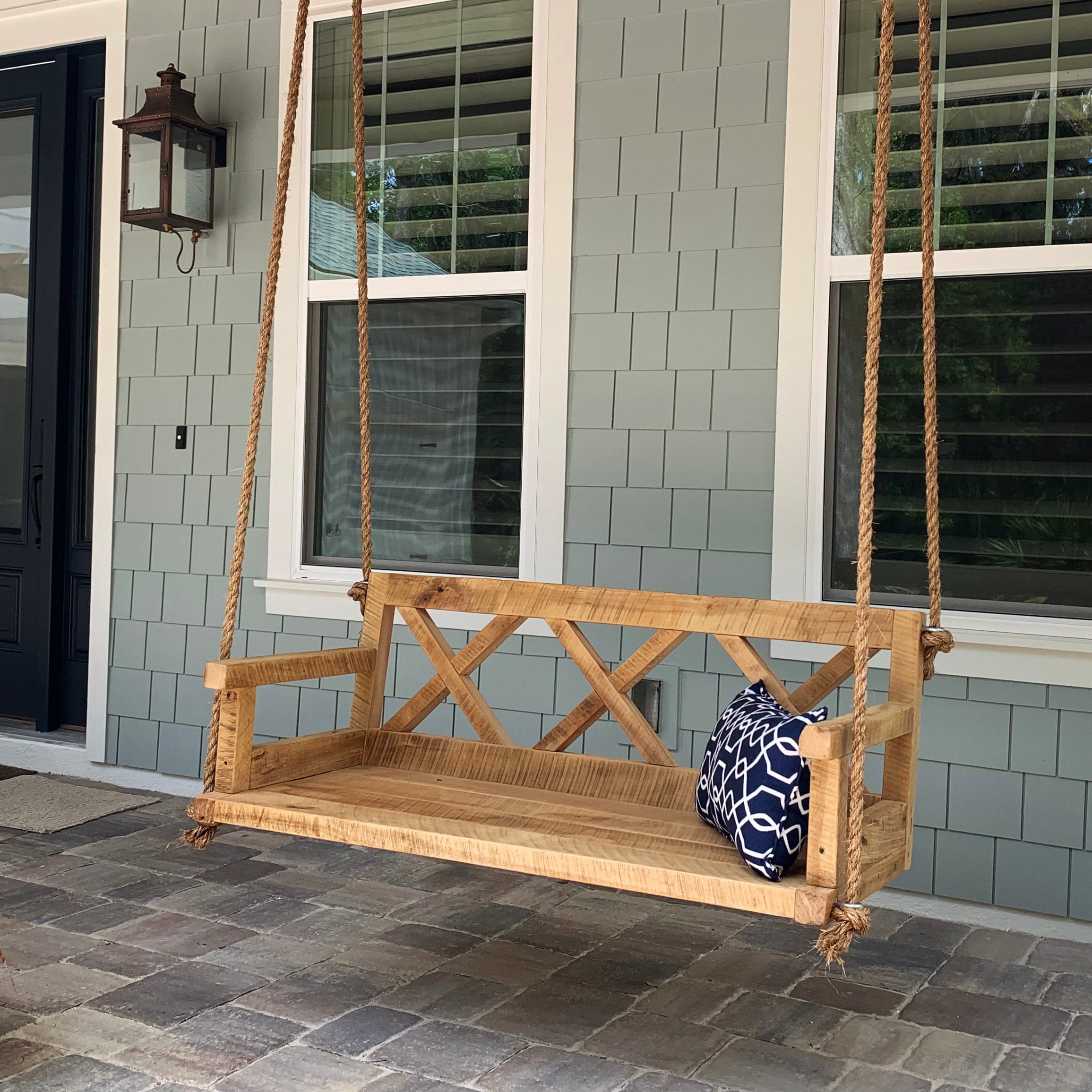 X back porch on sale swing