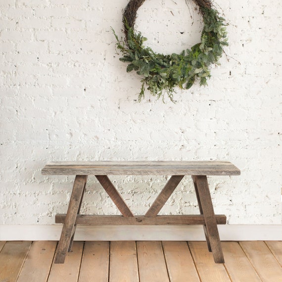 Farmhouse small bench deals