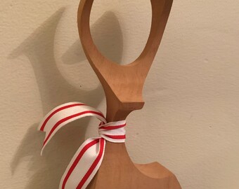 Danish Modern Christmas Wood Reindeer